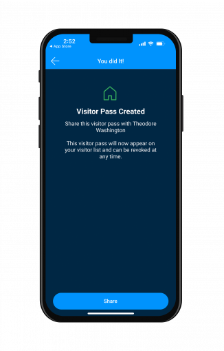 8_MockUp_StratisApp_FullAccess_Visitor Pass Created